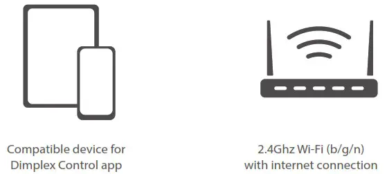 DIMPLEXHUB Hub For Control App Wifi Controlled Electric Heating - What you need