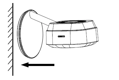 Attach the camera to the plate