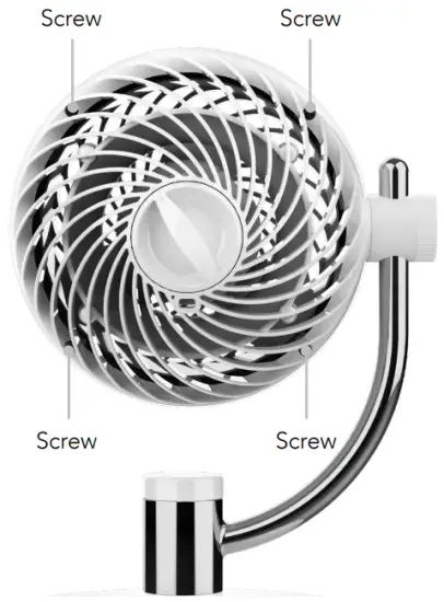 GRILLE REMOVAL Screwdriver required.