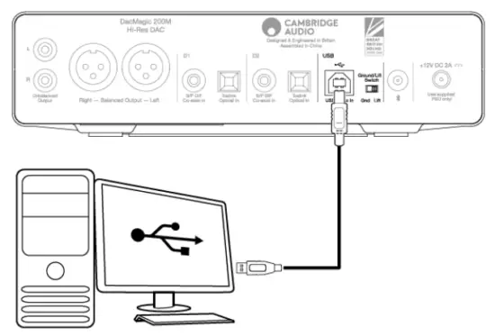 CAMBRIDGE AUDIO DacMagic 200M Digital to Analogue Converter - USB