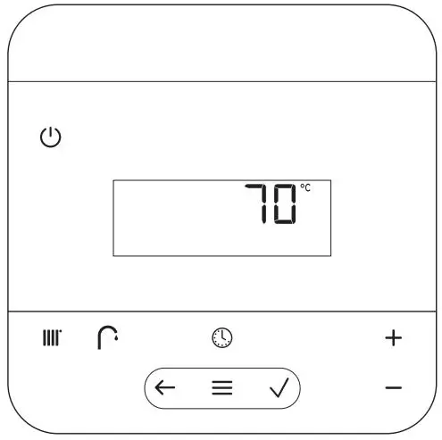 Saunier Duval T 26 CS 1 N FR IsoTwin Condens - Display and elements of