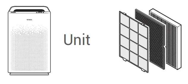 WINIX AM80 PlasmaWave True HEPA Air Purifier w Washable Air Odor Control Filter - fig 11