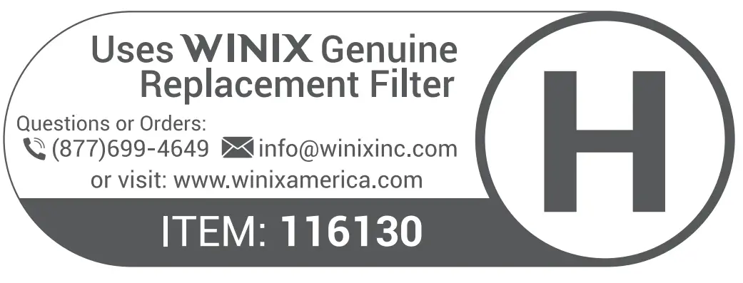 WINIX AM80 PlasmaWave True HEPA Air Purifier w Washable Air Odor Control Filter - fig 7