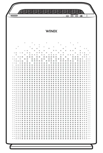 WINIX AM80 PlasmaWave True HEPA Air Purifier w Washable Air Odor Control Filter