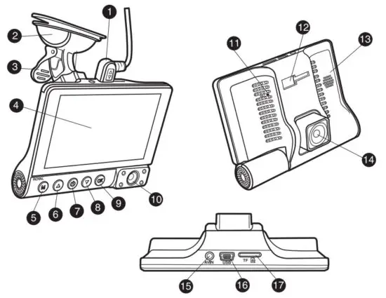 ROYAL DC400HD Dual Channel Dash Camera - Dash Cam Overview