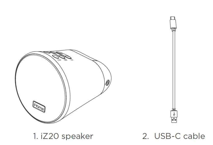 iHOME -iZ20 -Portable- Soothing -Machine -fig 1
