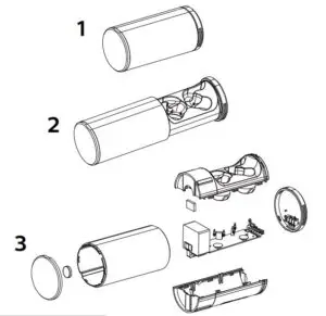 Fig 17 Remove the integrated battery