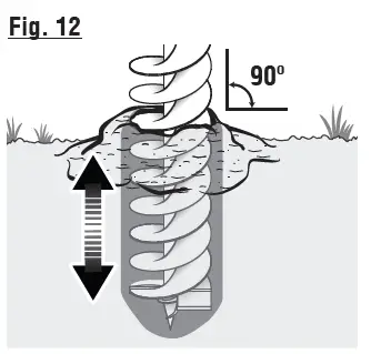 RYOBI RY40701 40V Brushless Hole Auger FIG 13