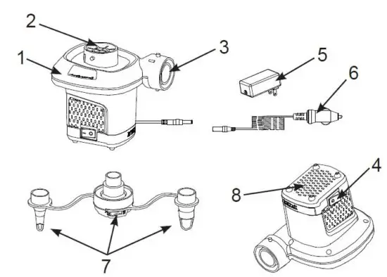 INTex AP633 Electric Air Pump-FIG1
