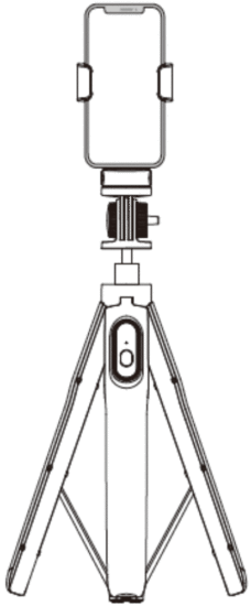 Andobil PDUZ79 MagStick Multifunctional Tripod - Clamping