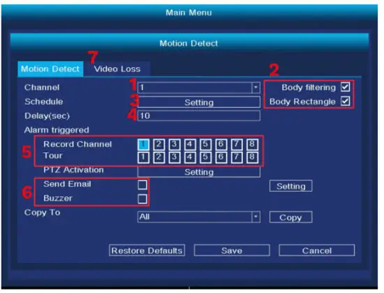 Kruger Matz KM2240 Wi-Fi Surveillance Projector System - Alarm