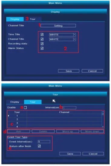 Kruger Matz KM2240 Wi-Fi Surveillance Projector System - Display