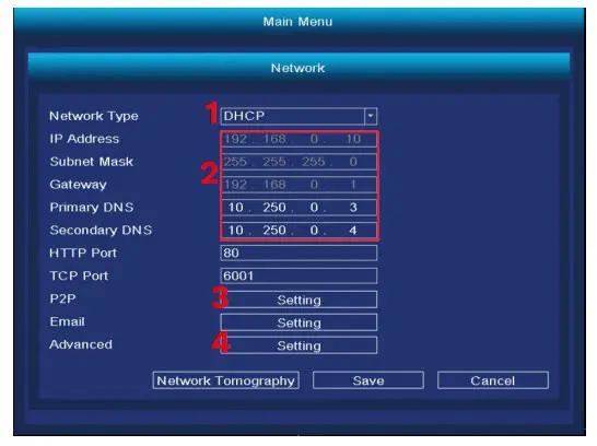 Kruger Matz KM2240 Wi-Fi Surveillance Projector System - Network configuration