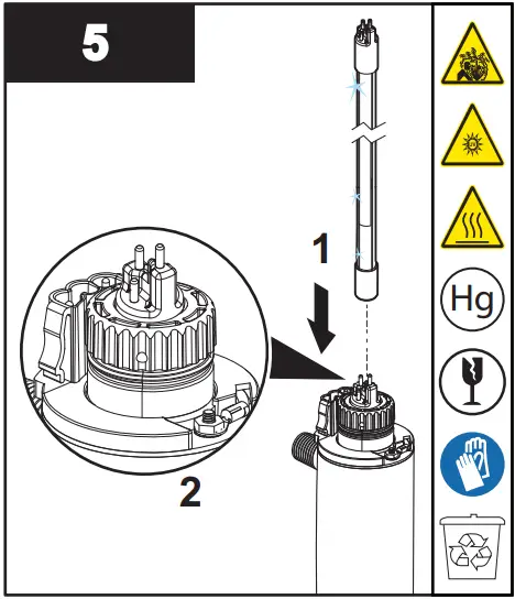 VIQUA VH150 - Replacing UV Lamp 5