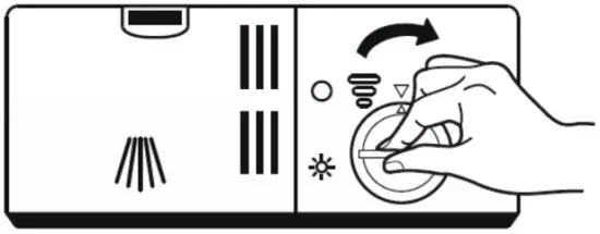 Filling the rinse aid reservoir 