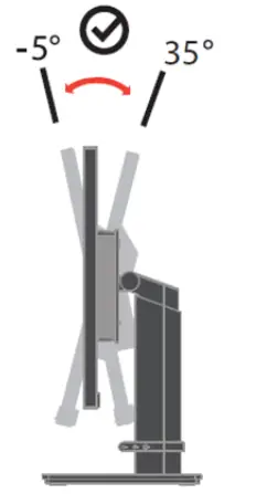 Lenovo ThinkVision Flat Panel Monitor - Tilt