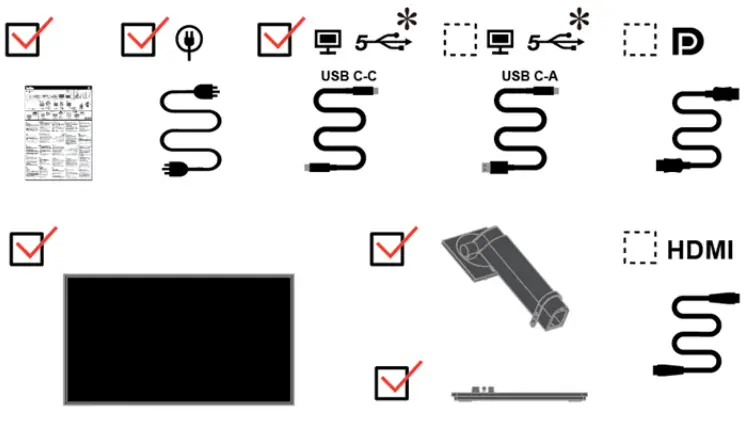 Lenovo ThinkVision Flat Panel Monitor - contents