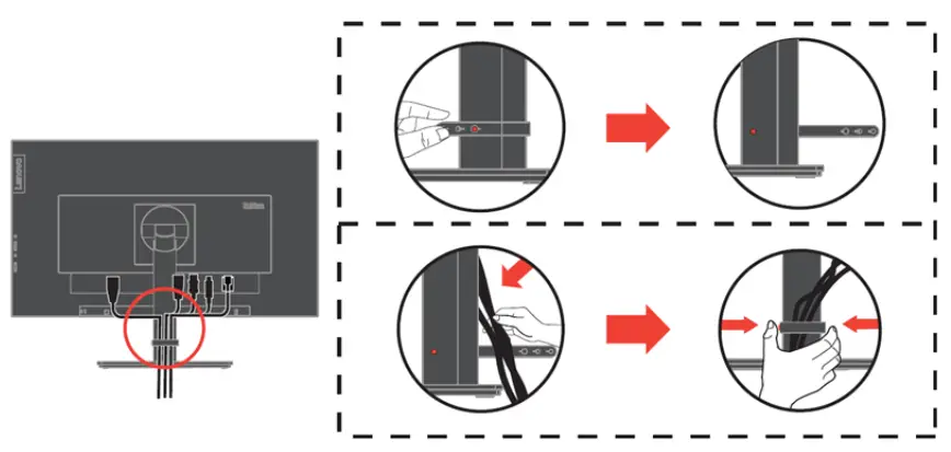 Lenovo ThinkVision Flat Panel Monitor - power 2