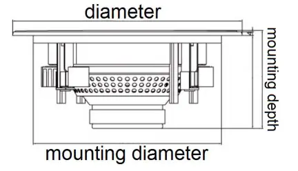 Tronios CSH Series Ceiling Speaker Set - fig