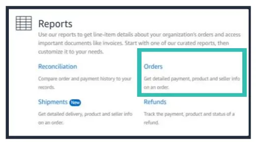 amazon basics How to download invoices in Amazon Business - fig 3