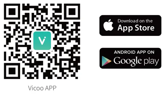 vicoo CG1 Wireless Smart Battery Camera - QR