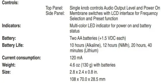 FIG 12 Specifications.JPG