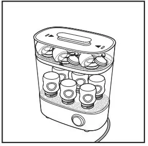 PHILIPS SCF291 Avent Feeding Bottles Sterilizer 19