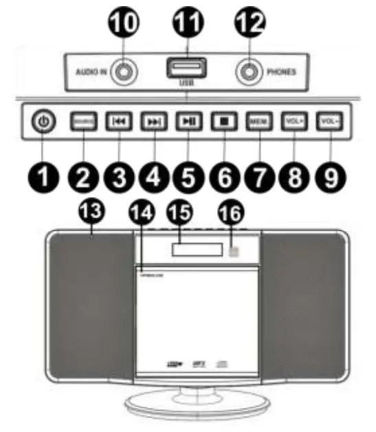 Audizio 50W Nimes Stereo HiFi System-1