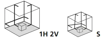 Laserliner CompactCube-Laser 3 Automatic Cross Line Laser with Lateral 90 Degree Laser and Slope Function-2