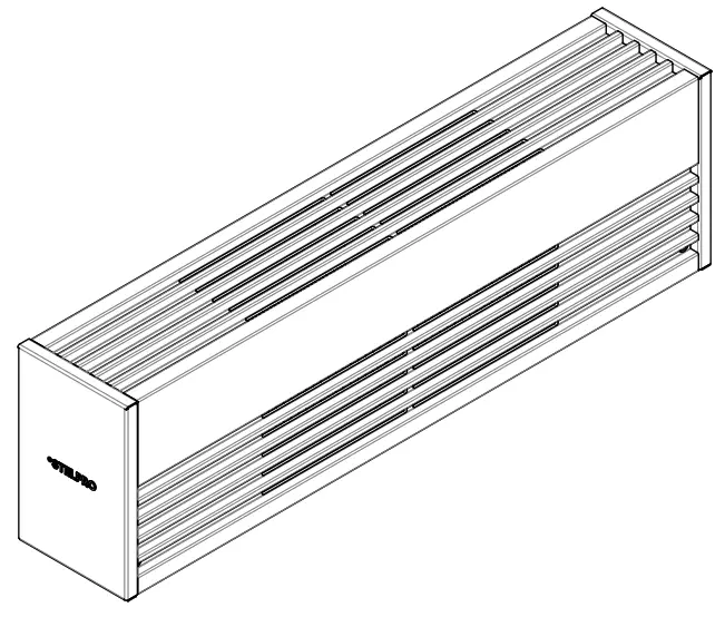 STELPRO AALUX4 Series Aluminum Architectural Baseboard