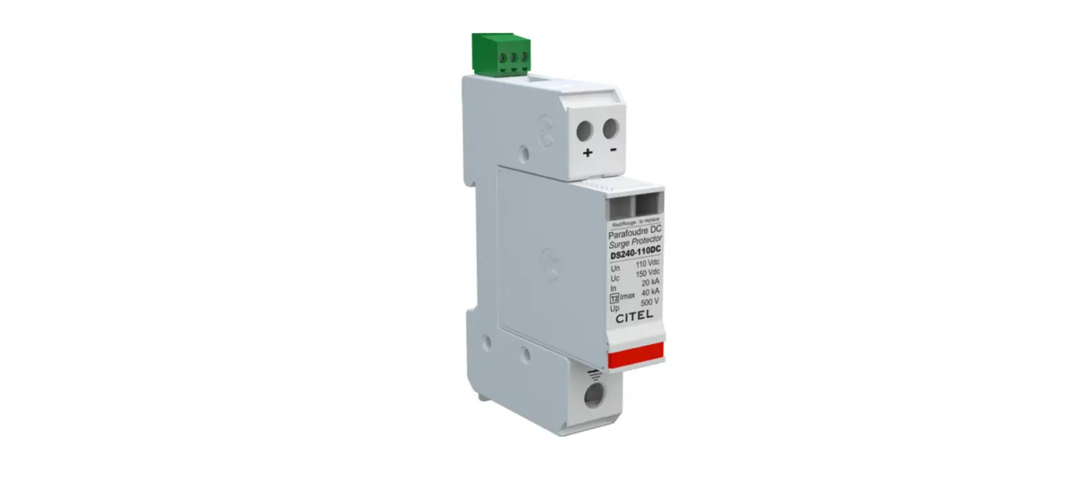 Citel Ds240s-110dc Dc Power Surge Protector Instruction Manual