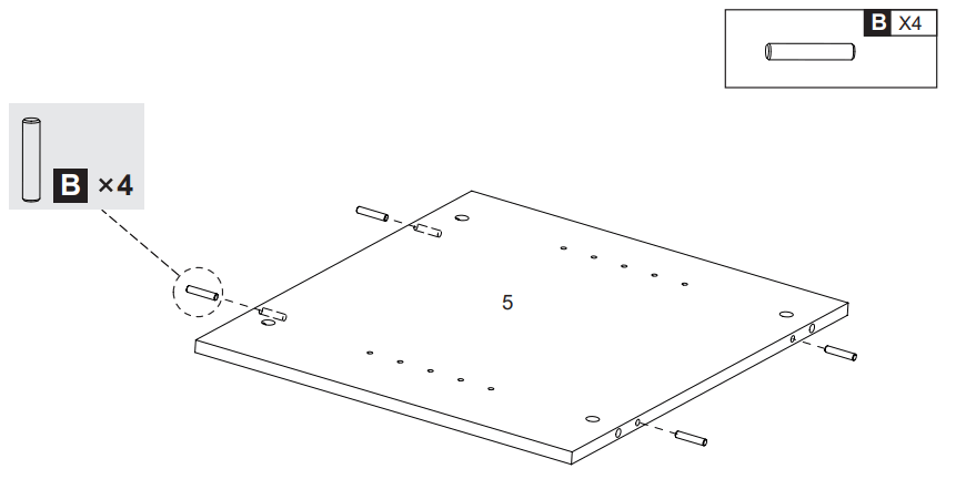 DEVAISE ADYJ002 Black Accent Storage Cabinets - 6