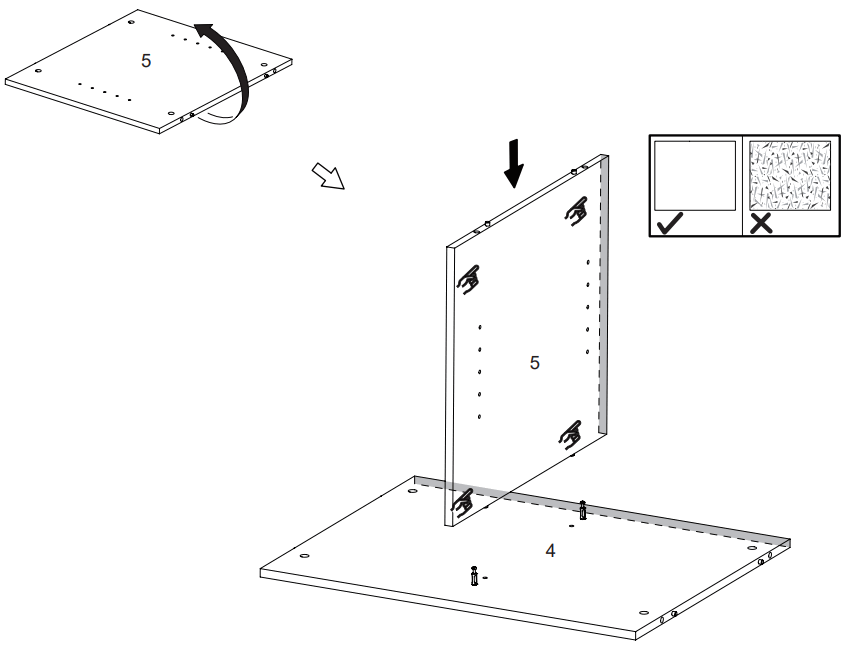 DEVAISE ADYJ002 Black Accent Storage Cabinets - 7