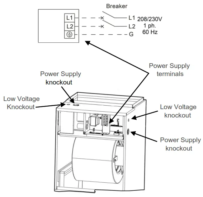 GREE FLEXX24HP230V1BH Central Ducted Hyper Heat Pump AC - breaker