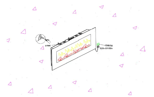 Sined-CAMINETTO-PARETE-BIANCO-Wall-mounted-Electric-Fireplaces-fig-3