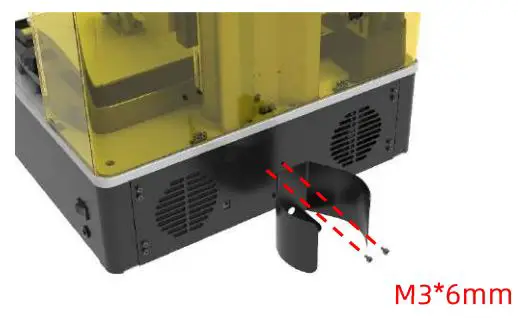 ANYCUBIC Photon M3 Max Exceptionally Large Resin Printer User Manual - Turn the machine back and install resin