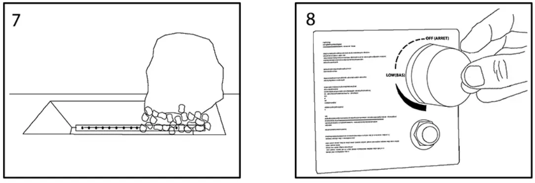 XBRAND NY9856 Propane Firepit Table - fig 3