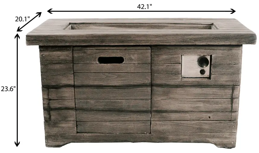 XBRAND NY9856 Propane Firepit Table - fig 4