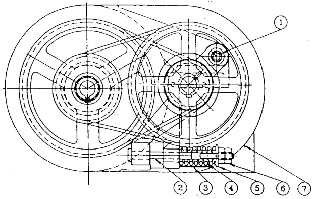 LBM V-BELT SPEED REDUCER SECTION