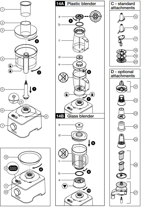 KENWOOD-FDM31-Blender-plastic-robot-Multipro-FIG-1