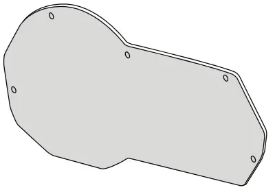 Puig REF 20814 Motorbike Headlight Protector - screw 4