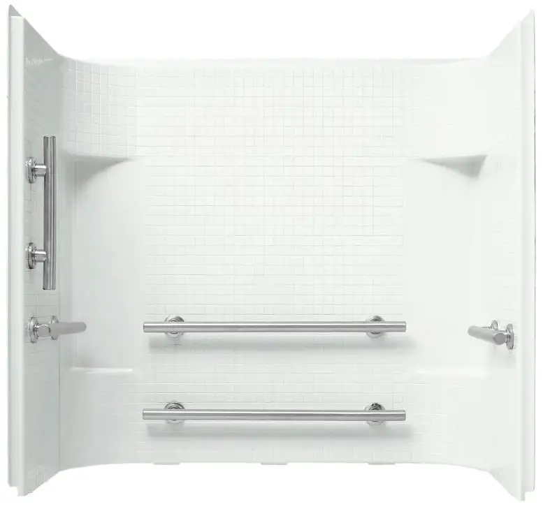 STERLING 71164103-V Accord 60" Wall Set with AIP Grab Bars