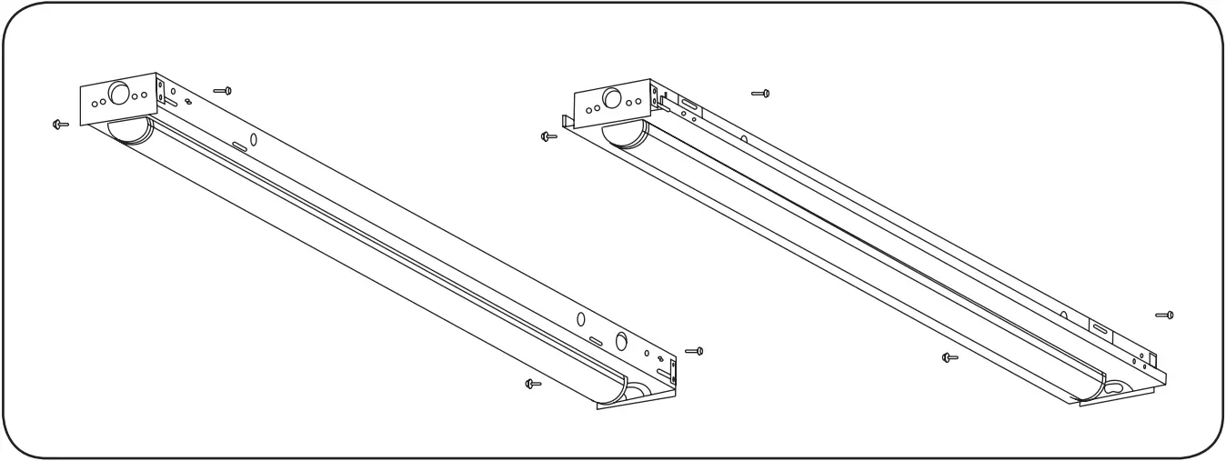 GE current RefitTM Strip Fixture Retrofit Series 4