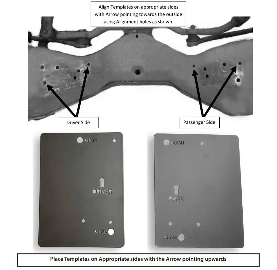 DOUG S HEADERS SK104 Engine Swap Motor Mount Brackets - Figure 1