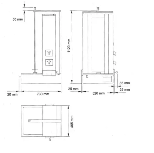 REMTA SD18 Commercial Electrical Doner (Shawarma) Machine fig 2
