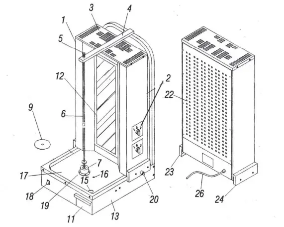 REMTA SD18 Commercial Electrical Doner (Shawarma) Machine fig 3