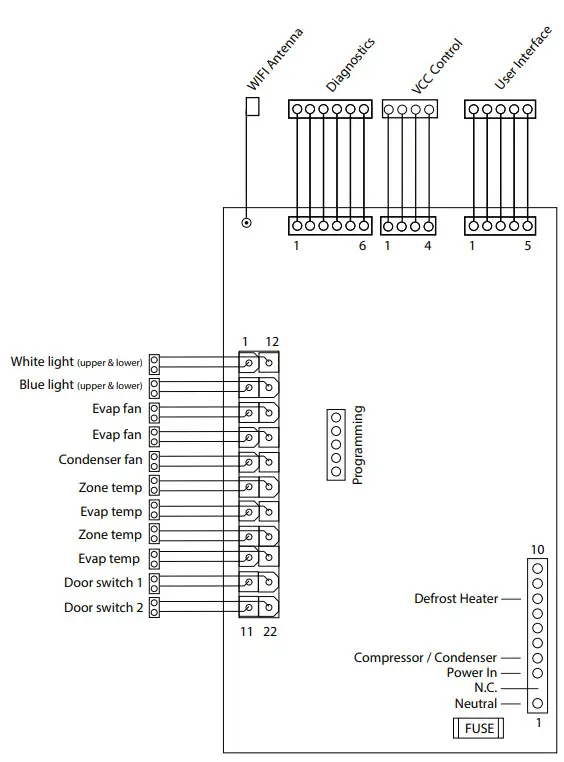 Marvel MPRF424 24 in Professional Built in Refrigerator Freezer - 2