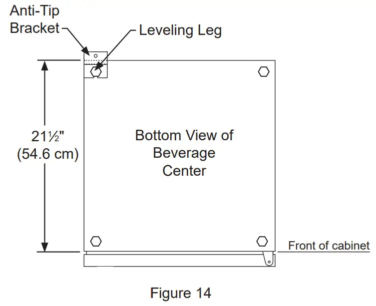 Marvel MPRF424 24 in Professional Built in Refrigerator Freezer - Figure 14