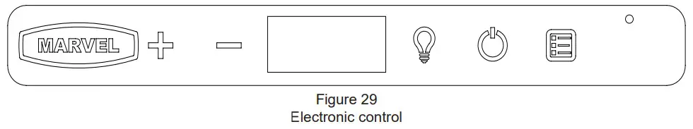 Marvel MPRF424 24 in Professional Built in Refrigerator Freezer - Figure 29