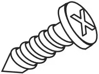 Screw x3 (Included) (Optional)